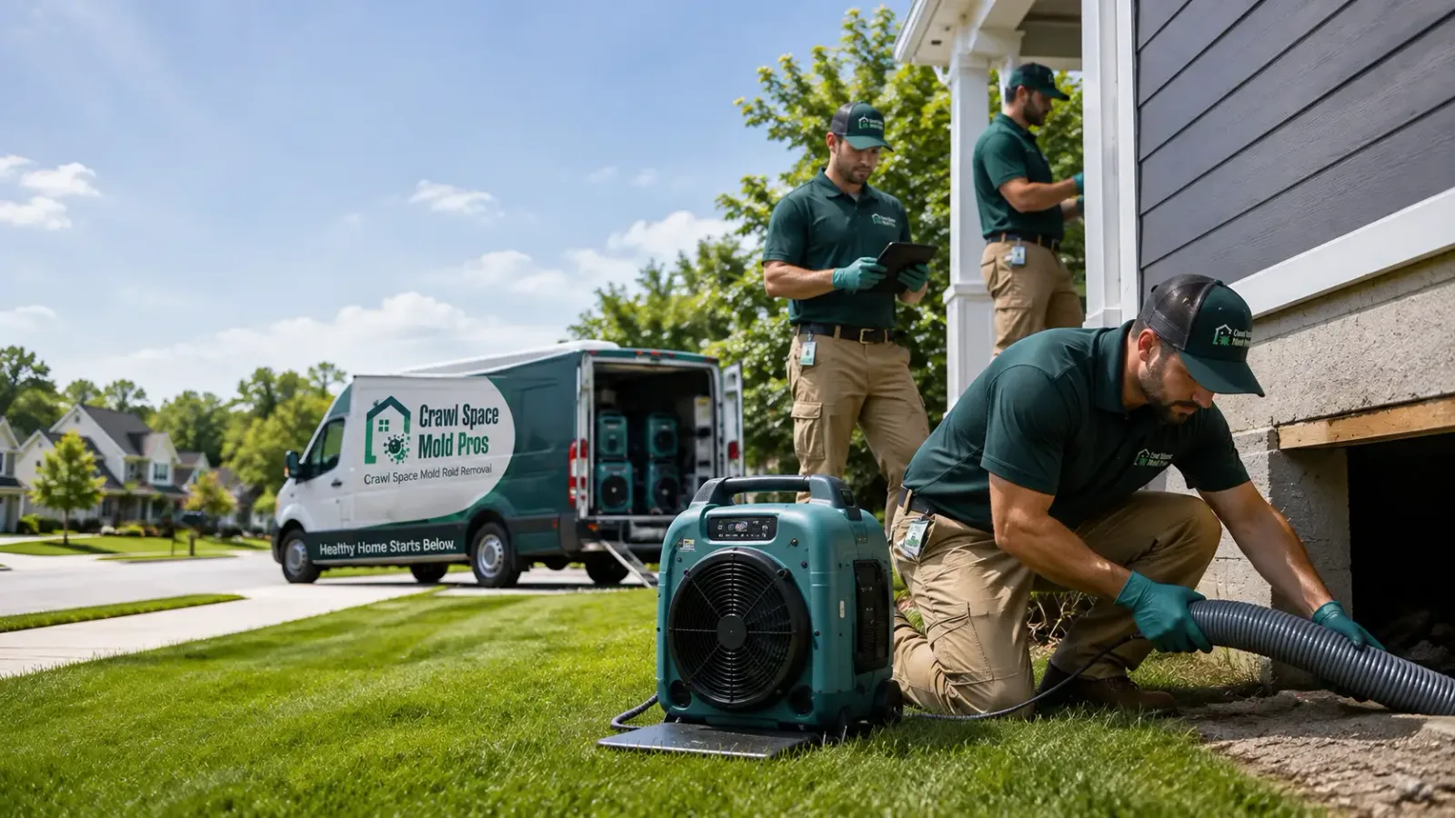 Crawl Space Mold Removal in Lafayette, CO